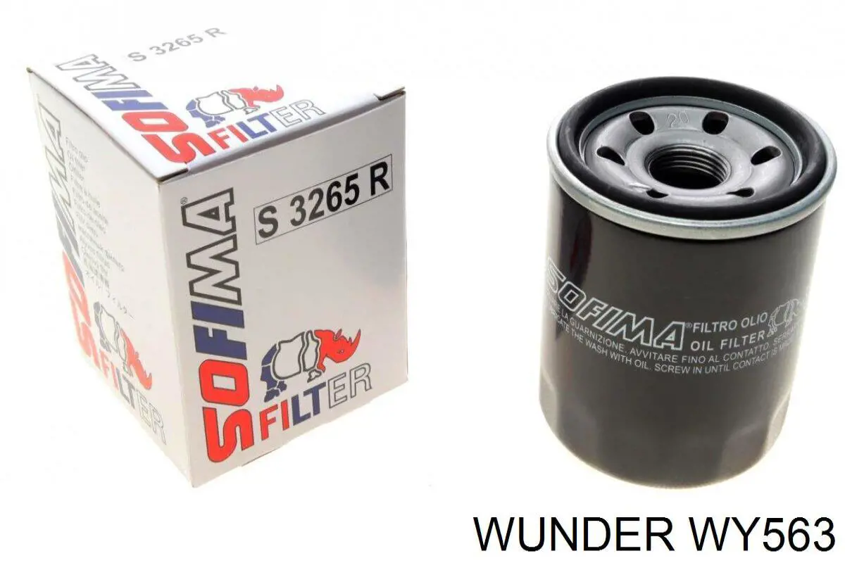 Filtro de aceite WY563 Wunder
