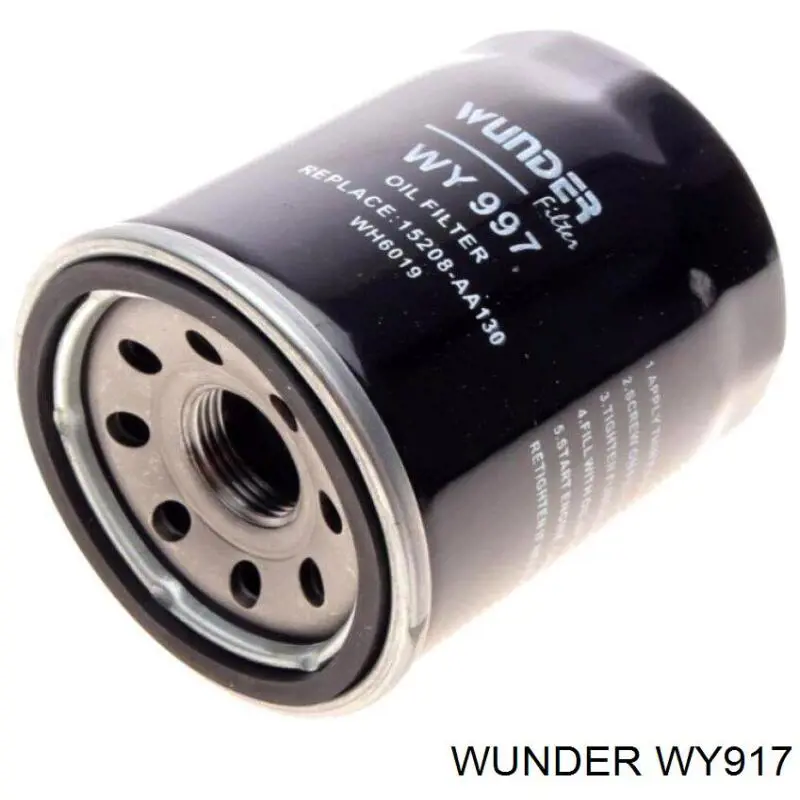 Filtro de aceite WY917 Wunder
