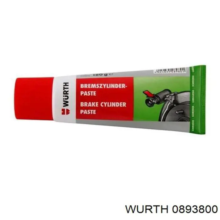 0893800 Wurth Grasa para sistemas de frenos