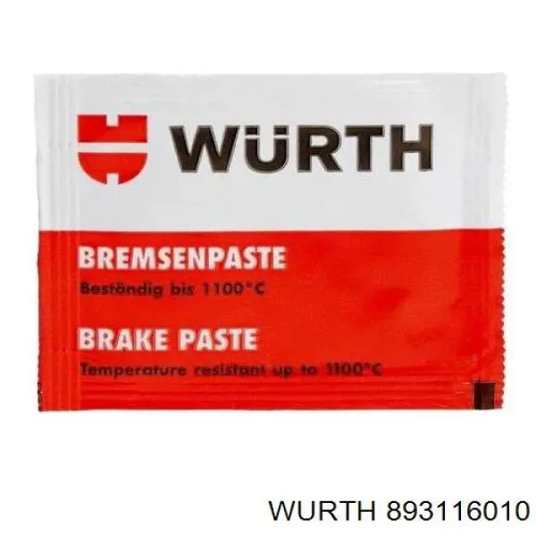 893116010 Wurth grasa para el sistema de frenos