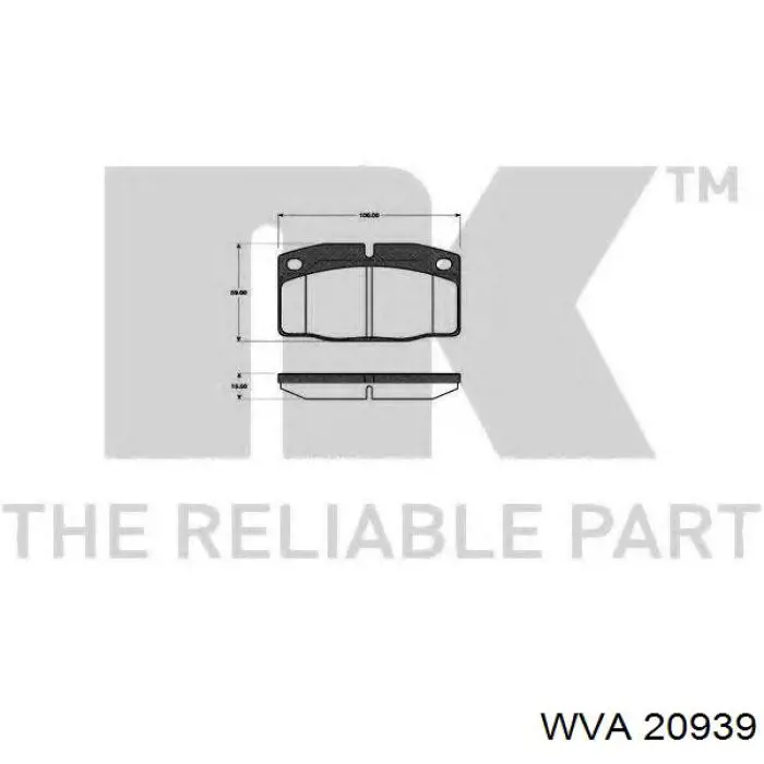 Pastillas de freno delanteras Opel Combo