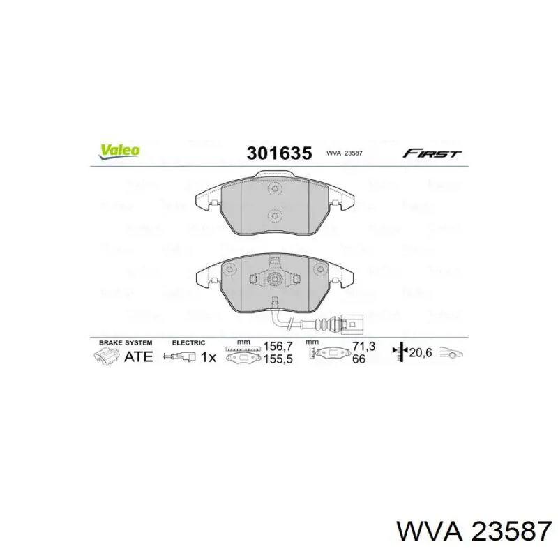 Pastillas de freno delanteras Seat Leon 2 1P1