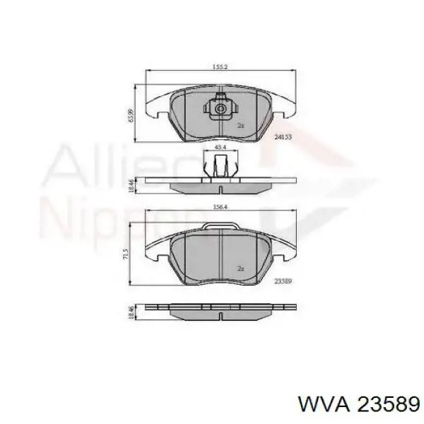 Pastillas de freno delanteras Seat Leon 2 1P1