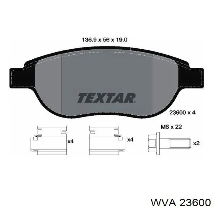 Pastillas de freno delanteras Citroen C3 1 FC