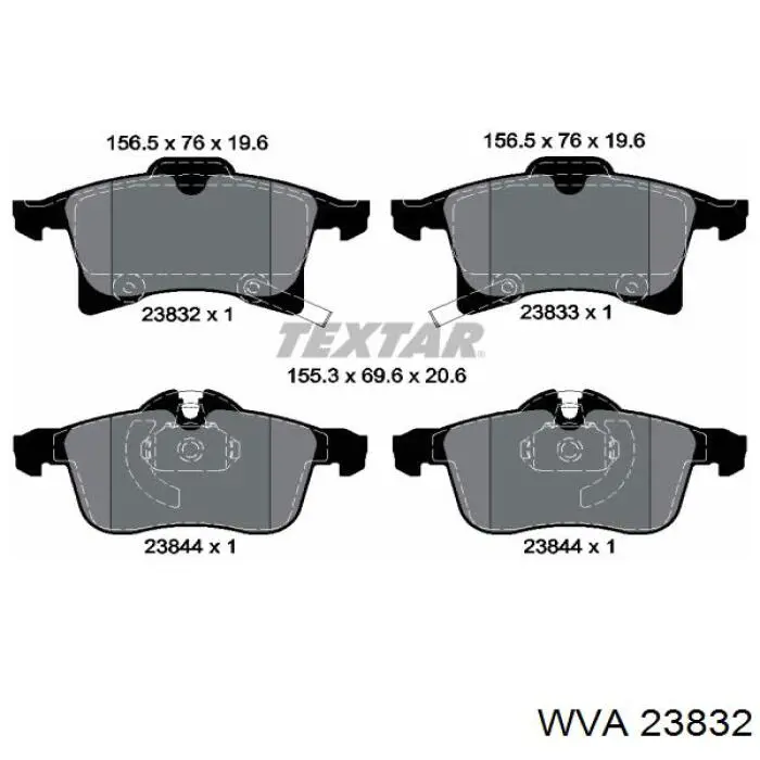 Pastillas de freno delanteras Opel Corsa X12