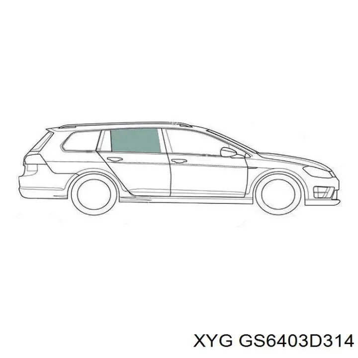 Luna lateral trasera derecha Skoda Octavia (A4, 1U5)