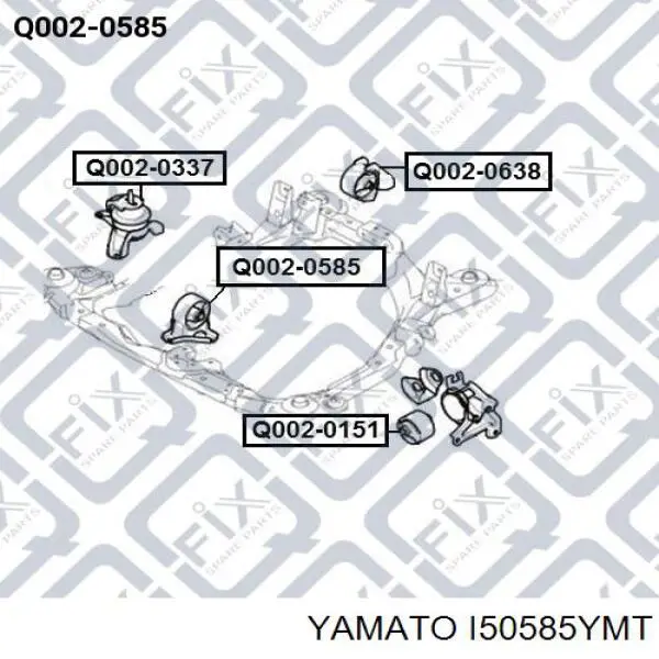 Comprar I50585YMT Yamato Soporte de motor delantero