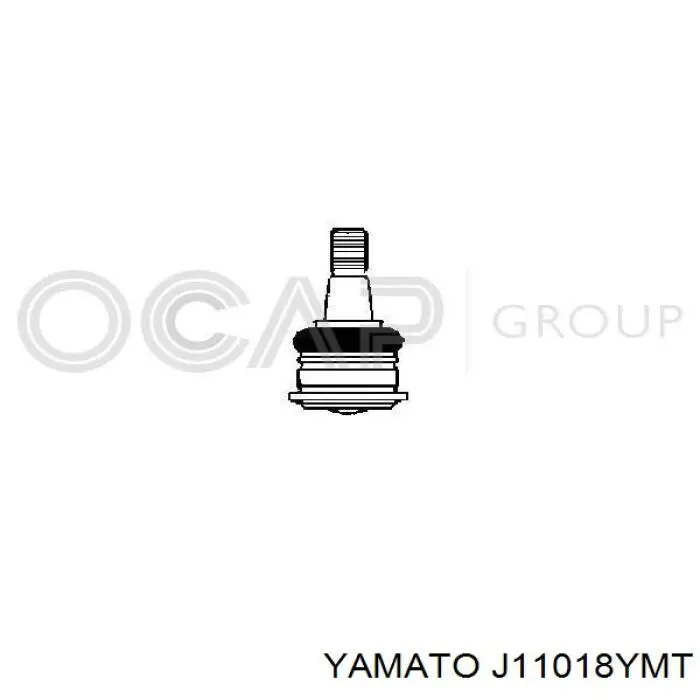 J11018YMT Yamato rótula de suspensión inferior