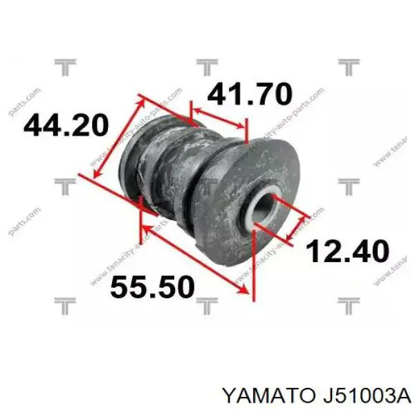J51003A Yamato bloque silencioso trasero brazo trasero delantero