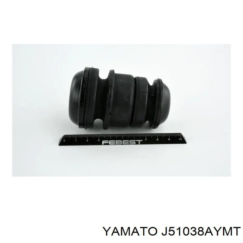 Cojín de viga trasera J51038AYMT Yamato
