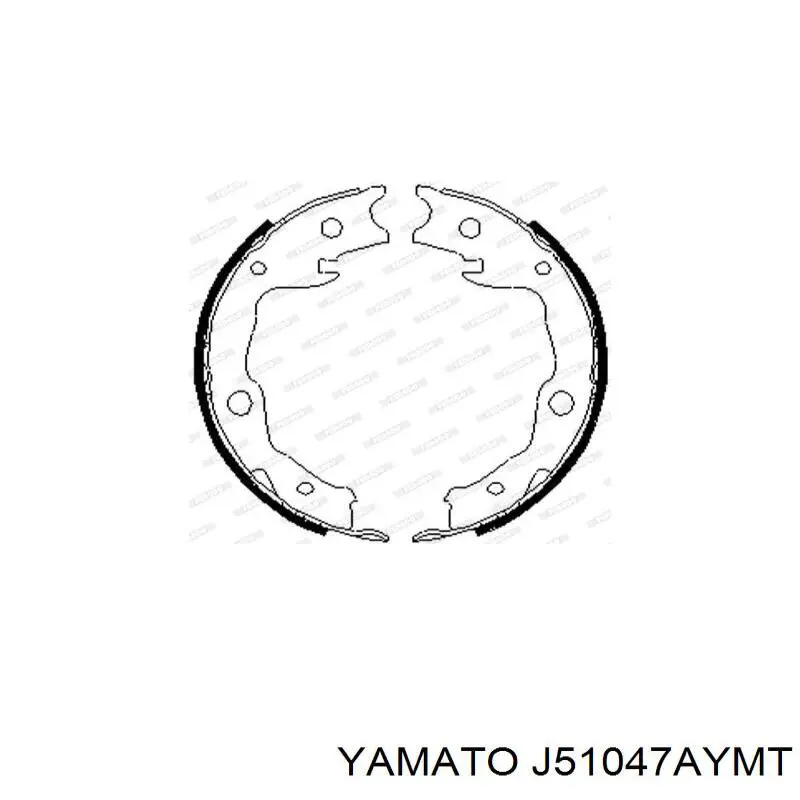 J51047AYMT Yamato bloque silencioso trasero brazo trasero delantero