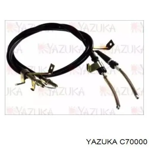 C70000 Yazuka cable de freno de mano trasero derecho/izquierdo