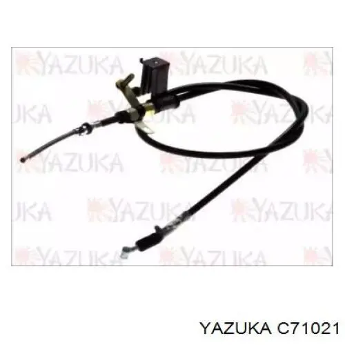 C71021 Yazuka cable de freno de mano trasero derecho