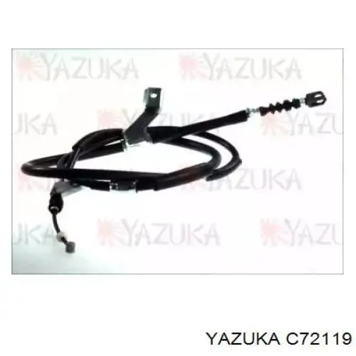 C72119 Yazuka cable de freno de mano trasero derecho