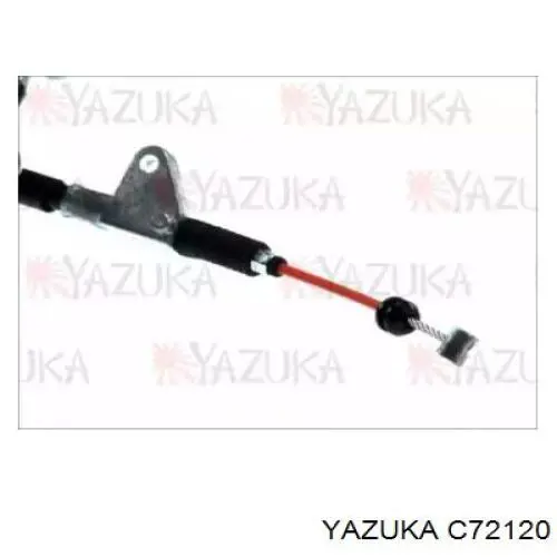 C72120 Yazuka cable de freno de mano trasero izquierdo