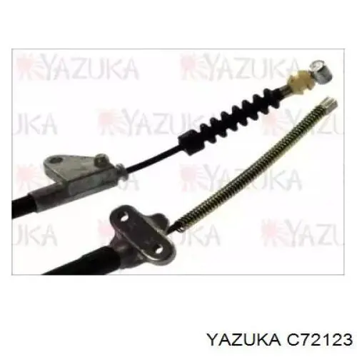 C72123 Yazuka cable de freno de mano trasero derecho