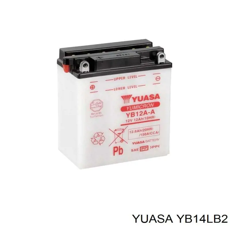 Batería de Arranque Yuasa (YB14LB2)