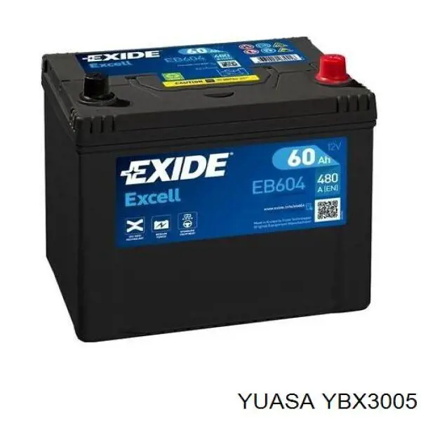 Batería de arranque YUASA YBX3005