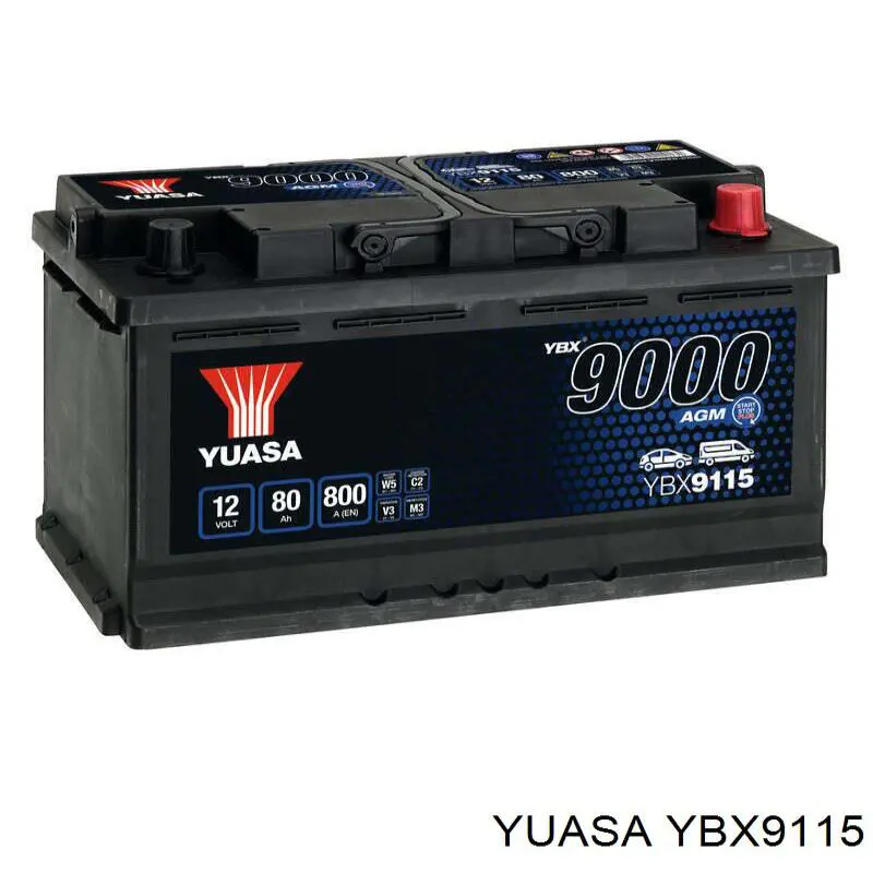 Batería de Arranque Yuasa (YBX9115)