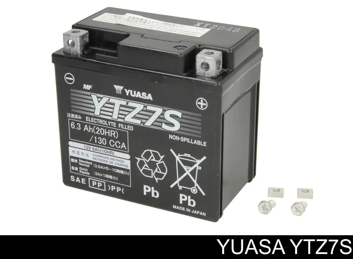 Batería de Arranque Yuasa High Performance Maintenance Free 6 ah 12 v B00 (YTZ7S)