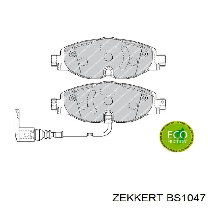 Pastillas de freno delanteras Volkswagen Tiguan 1 5N1, 5N2