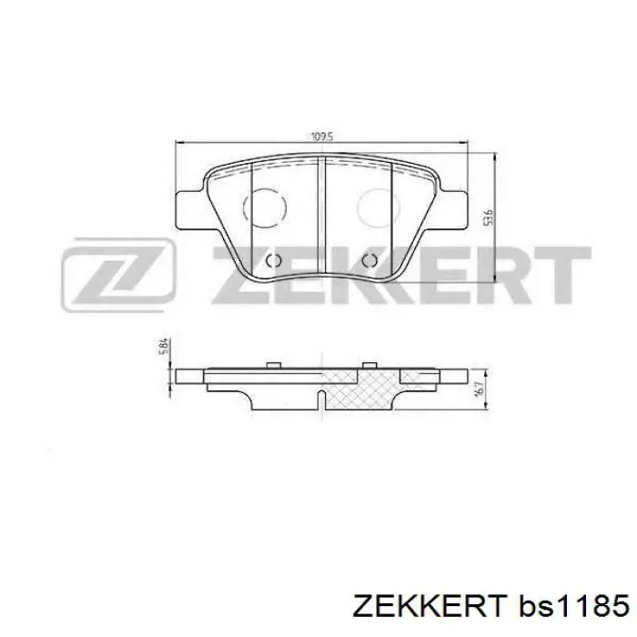 Pastillas de freno traseras Volkswagen Jetta 6 162, 163, AV3, AV2, AY2, AY3