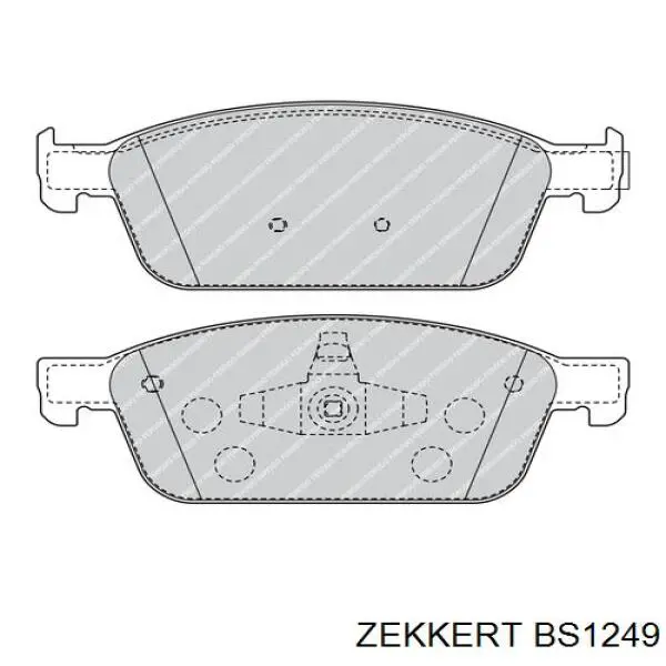 Pastillas de freno delanteras Ford Focus 3 CB8