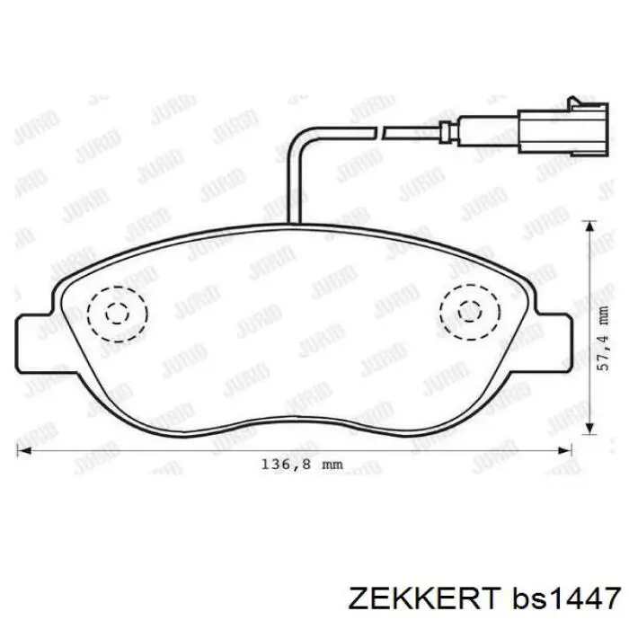 Pastillas de freno delanteras Citroen C3 1 FC