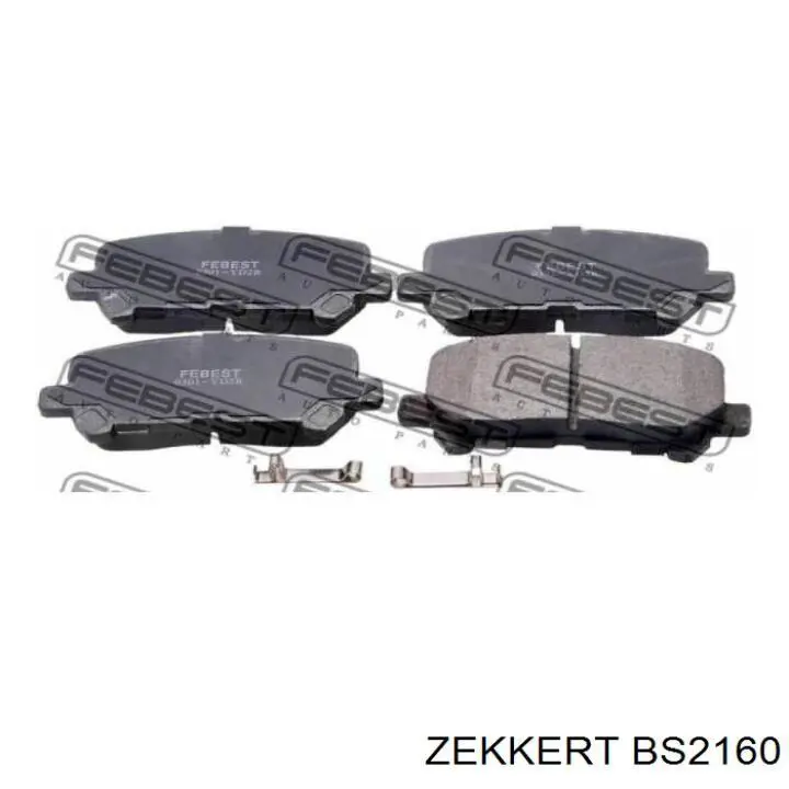 BS2160 Zekkert pastillas de freno traseras