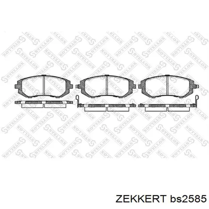 Pastillas de freno delanteras Subaru Impreza 3 GH