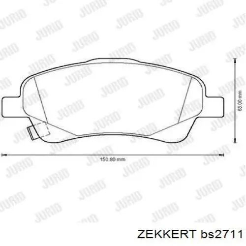 Pastillas de freno delanteras Toyota Corolla R10