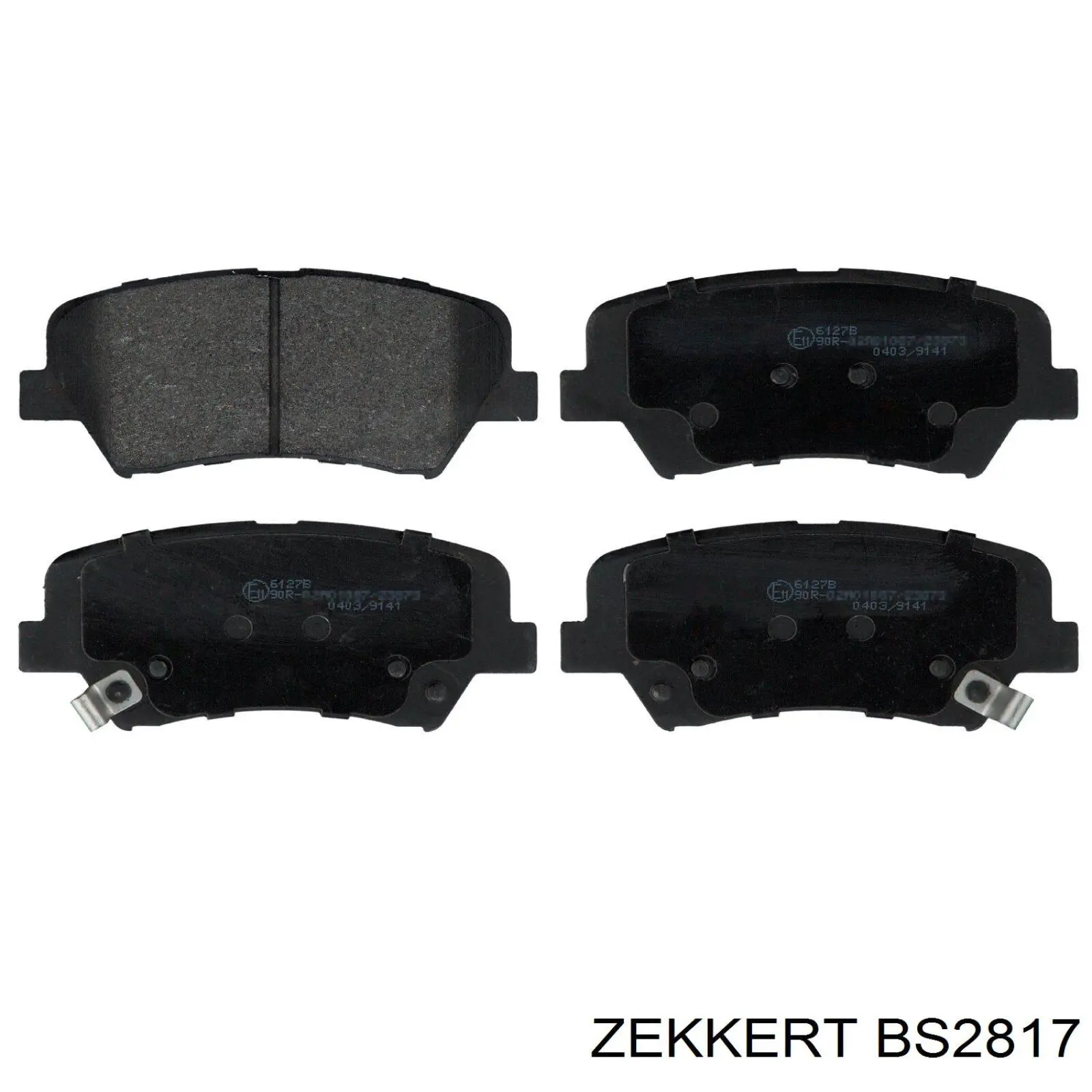 BS2817 Zekkert pastillas de freno delanteras