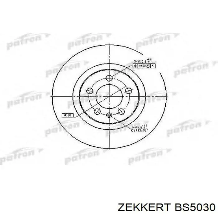 Freno de disco delantero Mercedes E C124