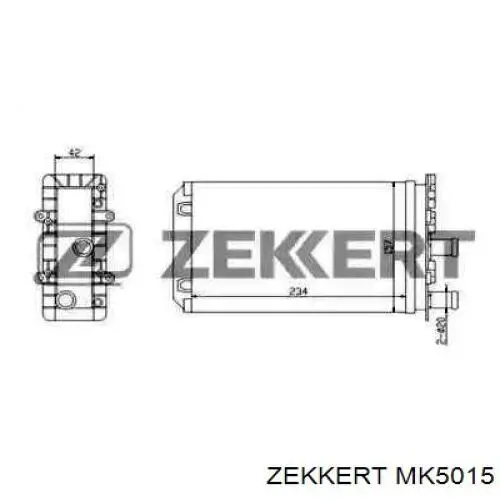 MK5015 Zekkert radiador de calefacción trasero