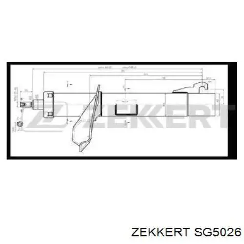 SG5026 Zekkert amortiguador delantero derecho