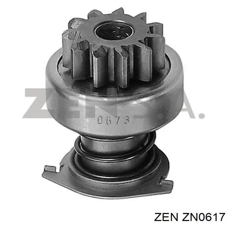 ZN0617 ZEN bendix, motor de arranque