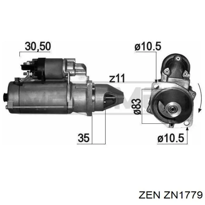 Comprar ZN1779 ZEN Motores de arranque