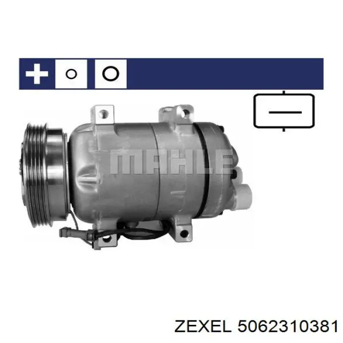 506231-0381 Zexel compresor de aire acondicionado