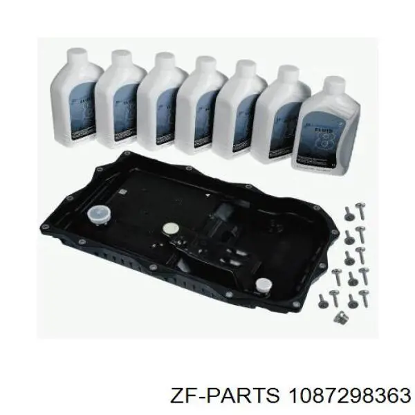Kit de servicio para cambio de aceite de transmisión automática ZF Parts 1087298363 precio, desde 117,73 EUR