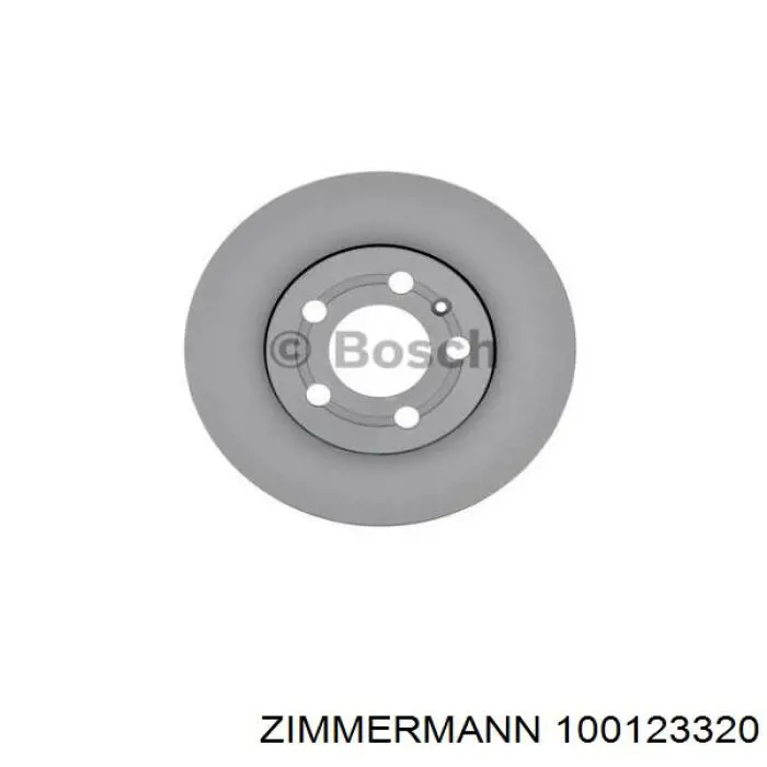 Disco de freno 100123320 Zimmermann
