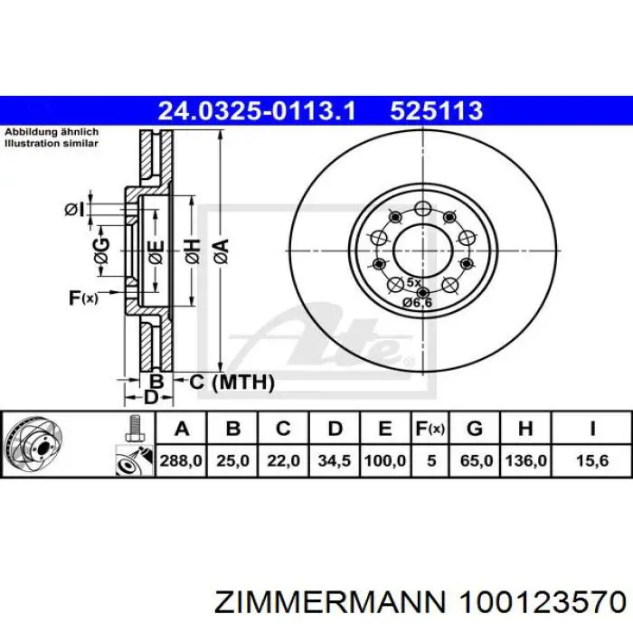 Freno de disco delantero Mercedes E C124