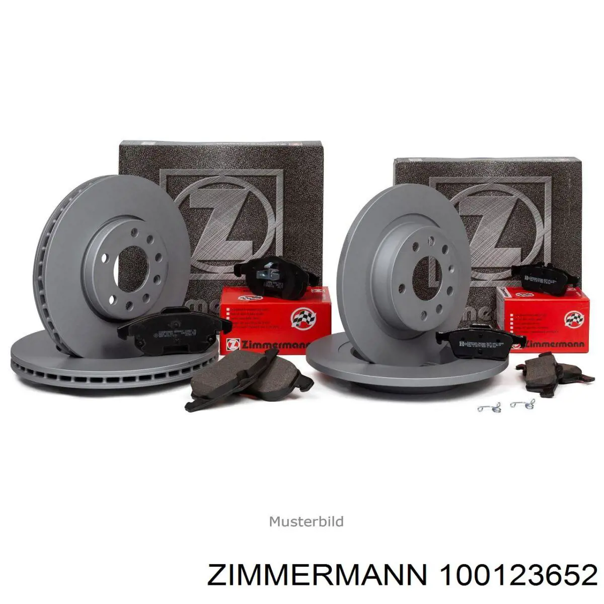 Comprar 100123652 Zimmermann Disco de freno trasero