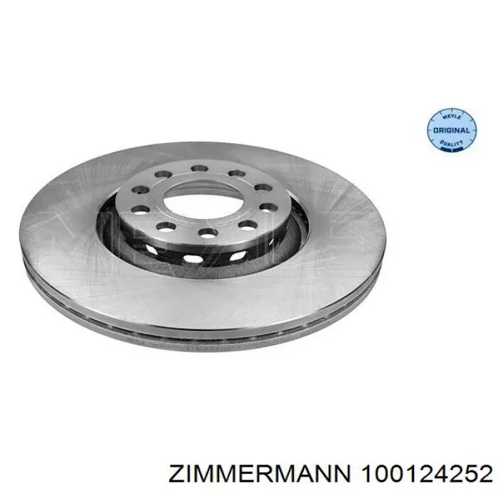 100124252 Zimmermann disco de freno delantero