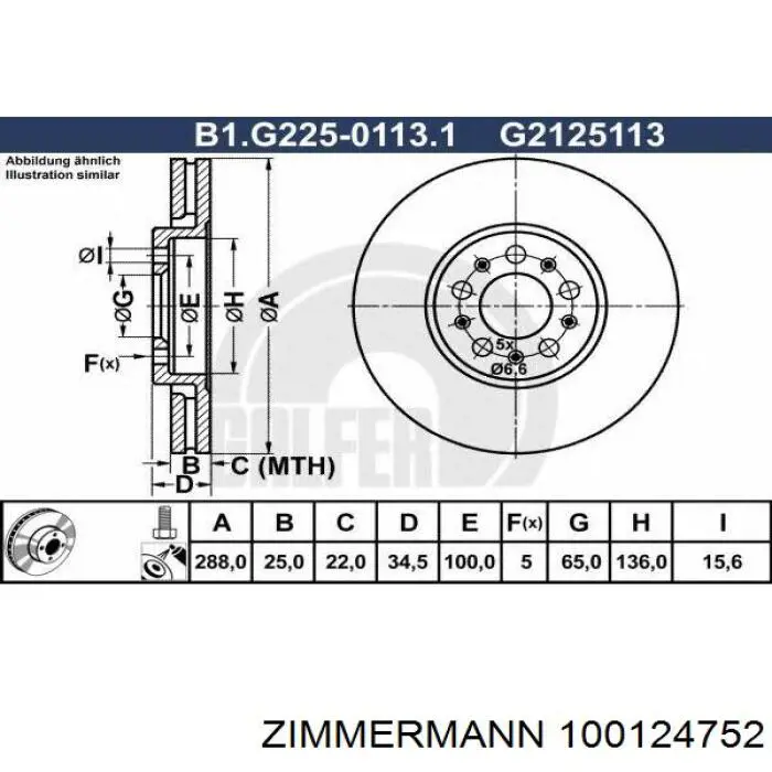 Freno de disco delantero Mercedes E C124