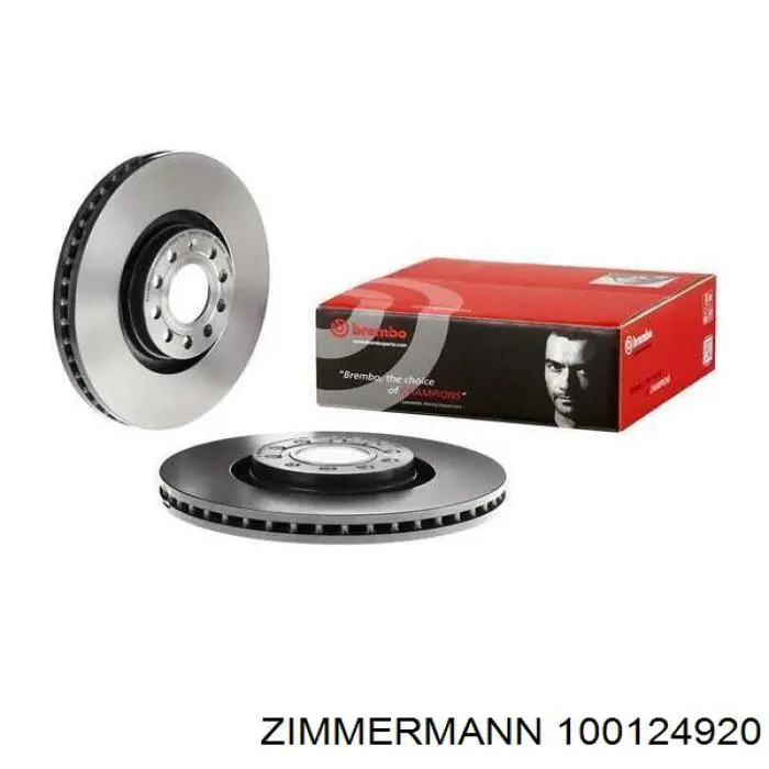 Comprar 100124920 Zimmermann Freno de disco delantero