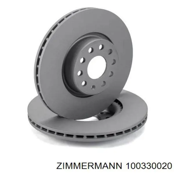 100330020 Zimmermann disco de freno delantero