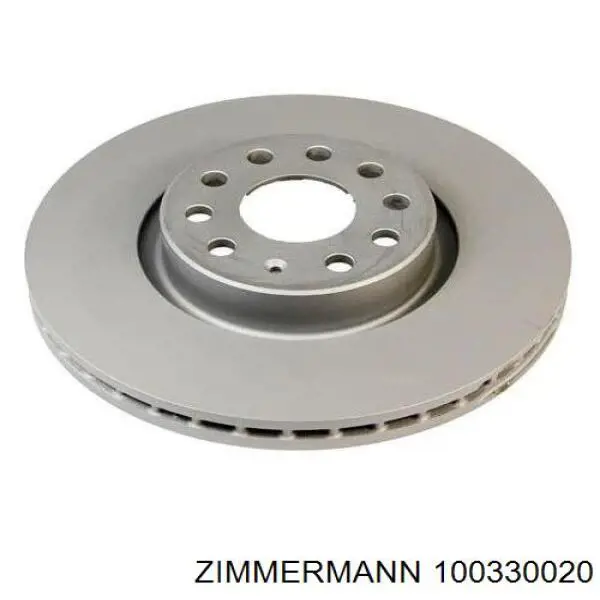 Disco de freno delantero Zimmermann 100330020