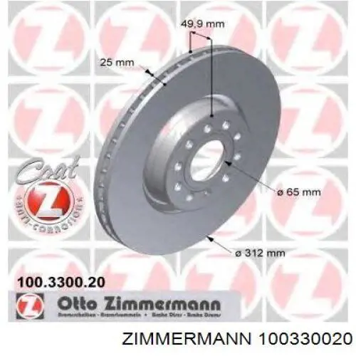 100330020 Zimmermann Discos