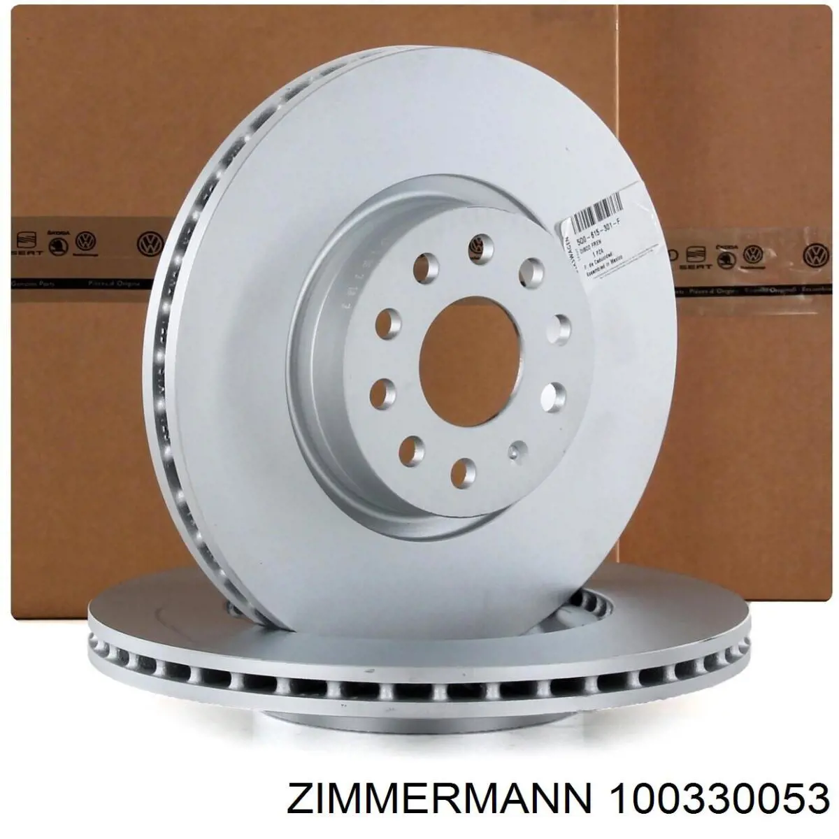Disco de freno delantero Zimmermann 100330053