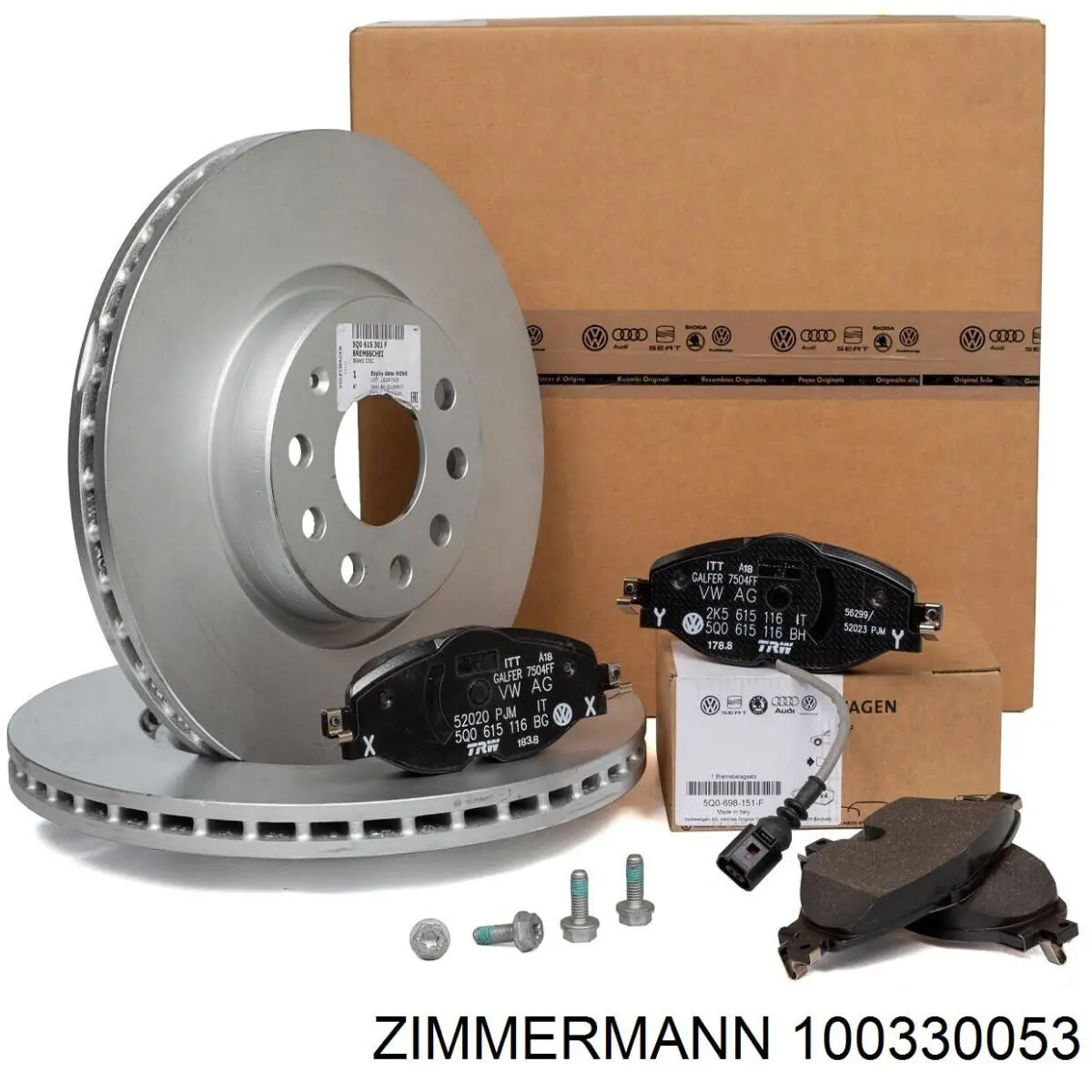 Disco de freno 100330053 Zimmermann